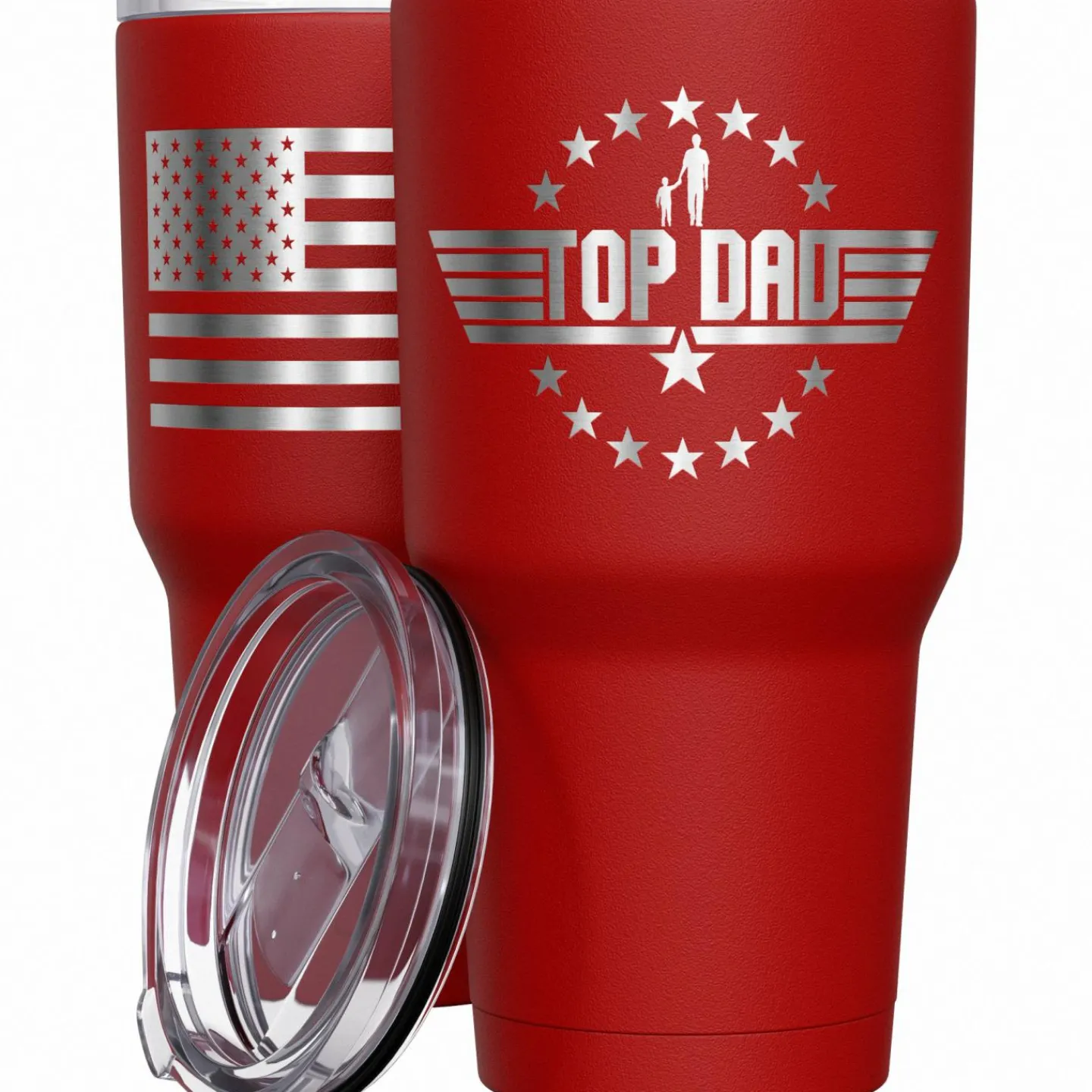 We The People Holsters Top Dad Stainless Steel Tumbler Hot