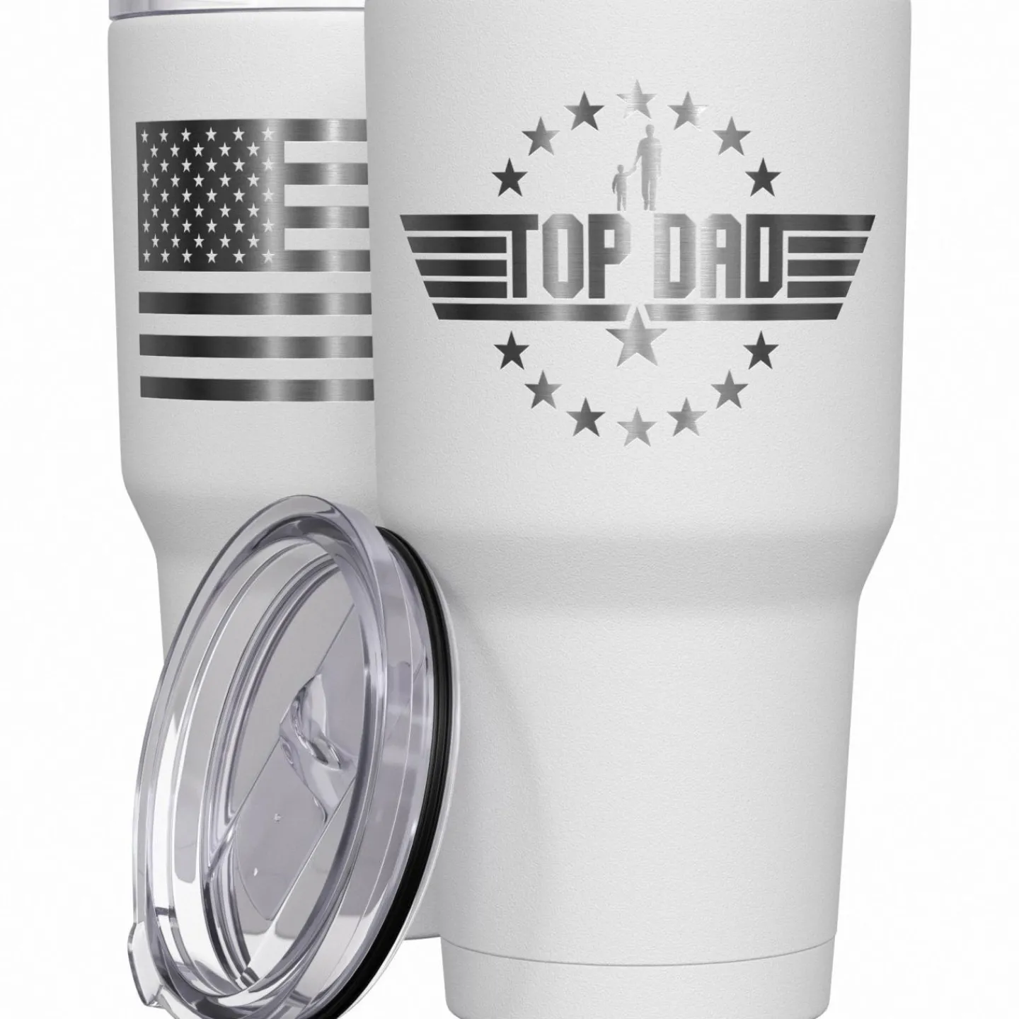 We The People Holsters Top Dad Stainless Steel Tumbler Hot