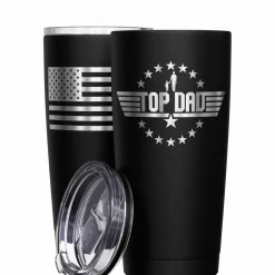 We The People Holsters Top Dad Stainless Steel Tumbler Hot