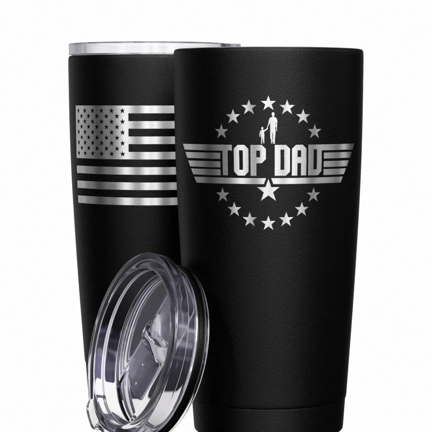 We The People Holsters Top Dad Stainless Steel Tumbler Hot