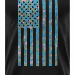 We The People Holsters Tropical American Flag Men's Tank Top Black Clearance