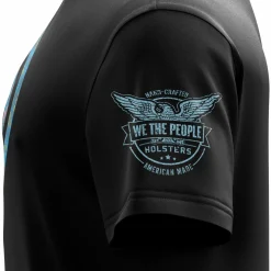 We The People Holsters Tropical American Flag Short Sleeve Shirt Black Online