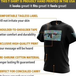 We The People Holsters Tropical Freedom Short Sleeve Shirt Black Best