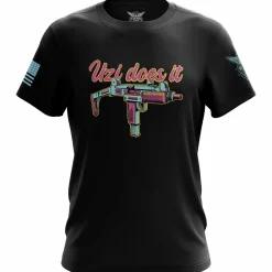We The People Holsters Uzi Does It Short Sleeve Shirt Black Hot