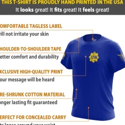 We The People Holsters Vault 1776 Short Sleeve Shirt Blue Outlet