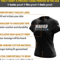 We The People Holsters Verified Badass Women's Short Sleeve Shirt Hot
