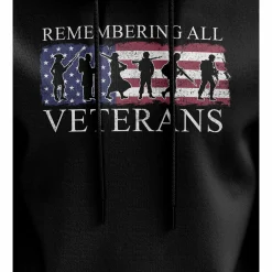 We The People Holsters Veterans Remembered Hoodie Black Hot