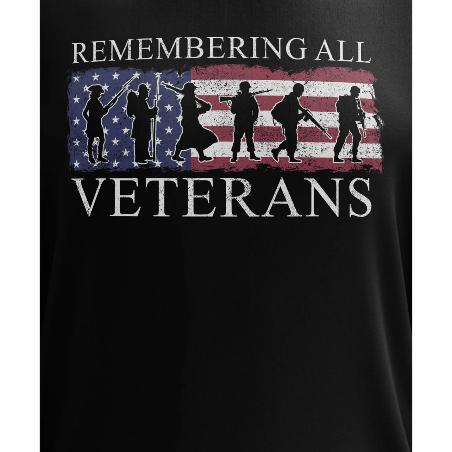 We The People Holsters Veterans Remembered Long Sleeve Shirt Black Hot