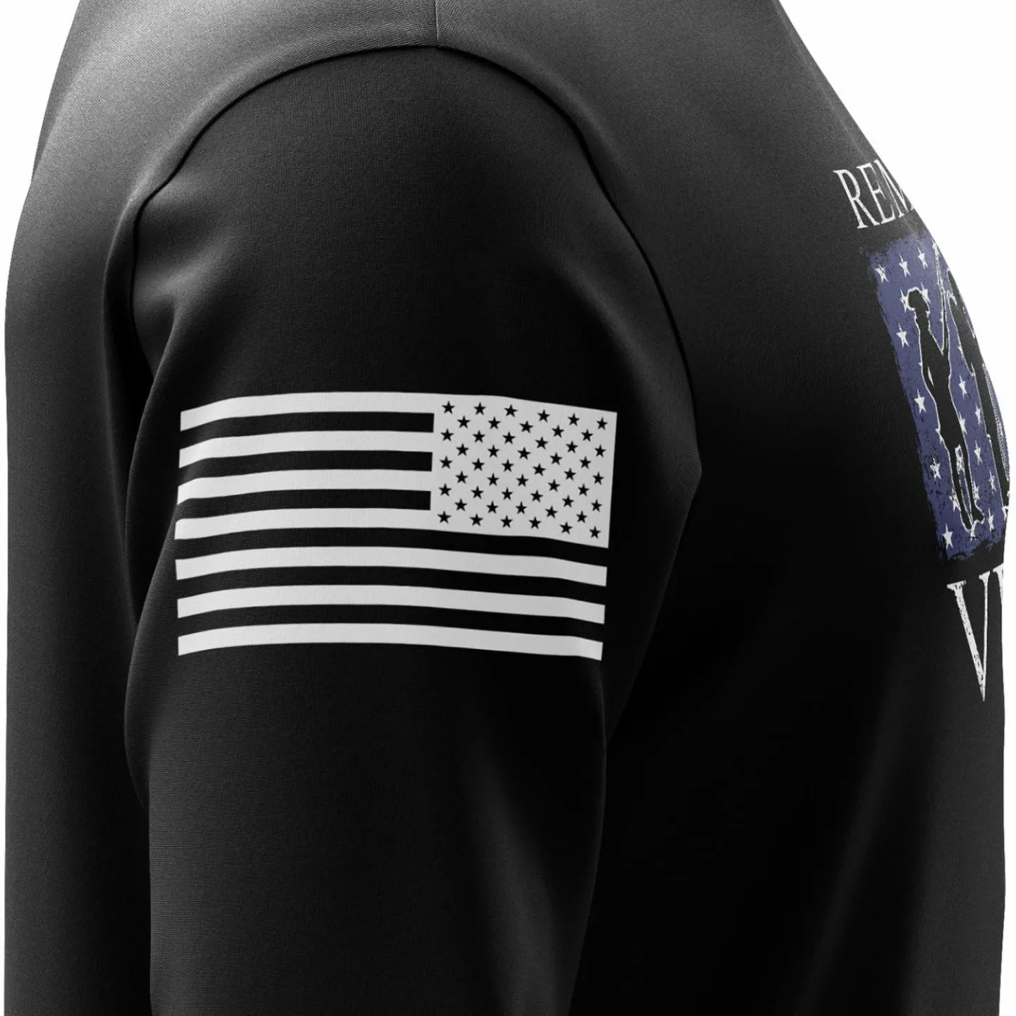 We The People Holsters Veterans Remembered Long Sleeve Shirt Black Hot