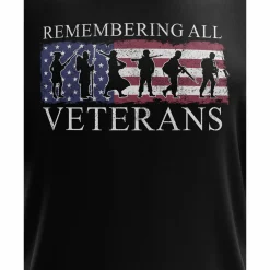 We The People Holsters Veterans Remembered Short Sleeve Shirt Black Clearance