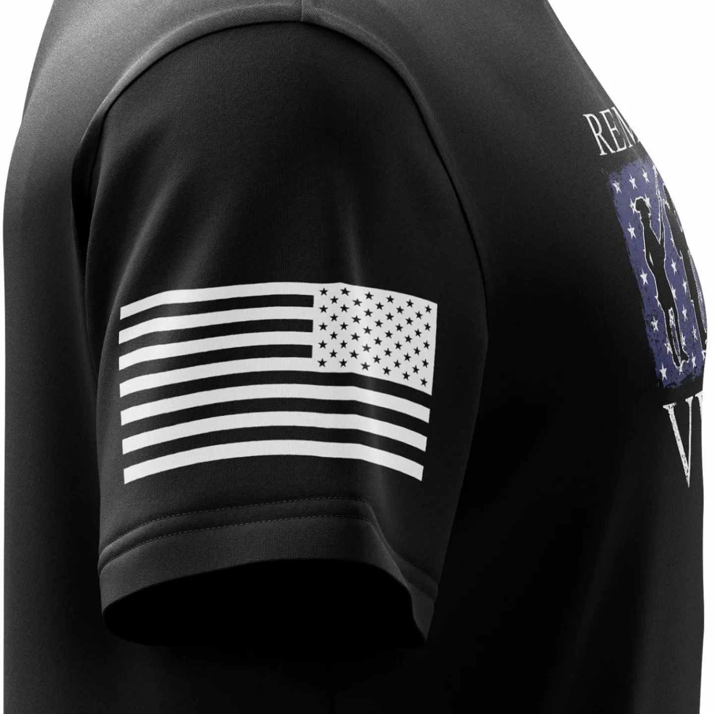 We The People Holsters Veterans Remembered Short Sleeve Shirt Black Clearance