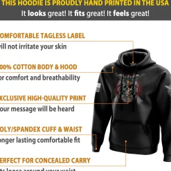 We The People Holsters Way of the Samurai Hoodie Black New