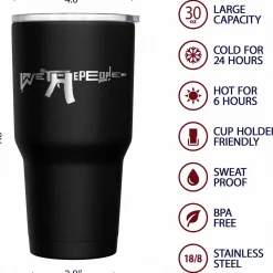 We The People Holsters We The People AR-15 + American Flag Stainless Steel Tumbler
