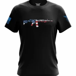 We The People Holsters We The People AR Flag Short Sleeve Shirt Black Hot