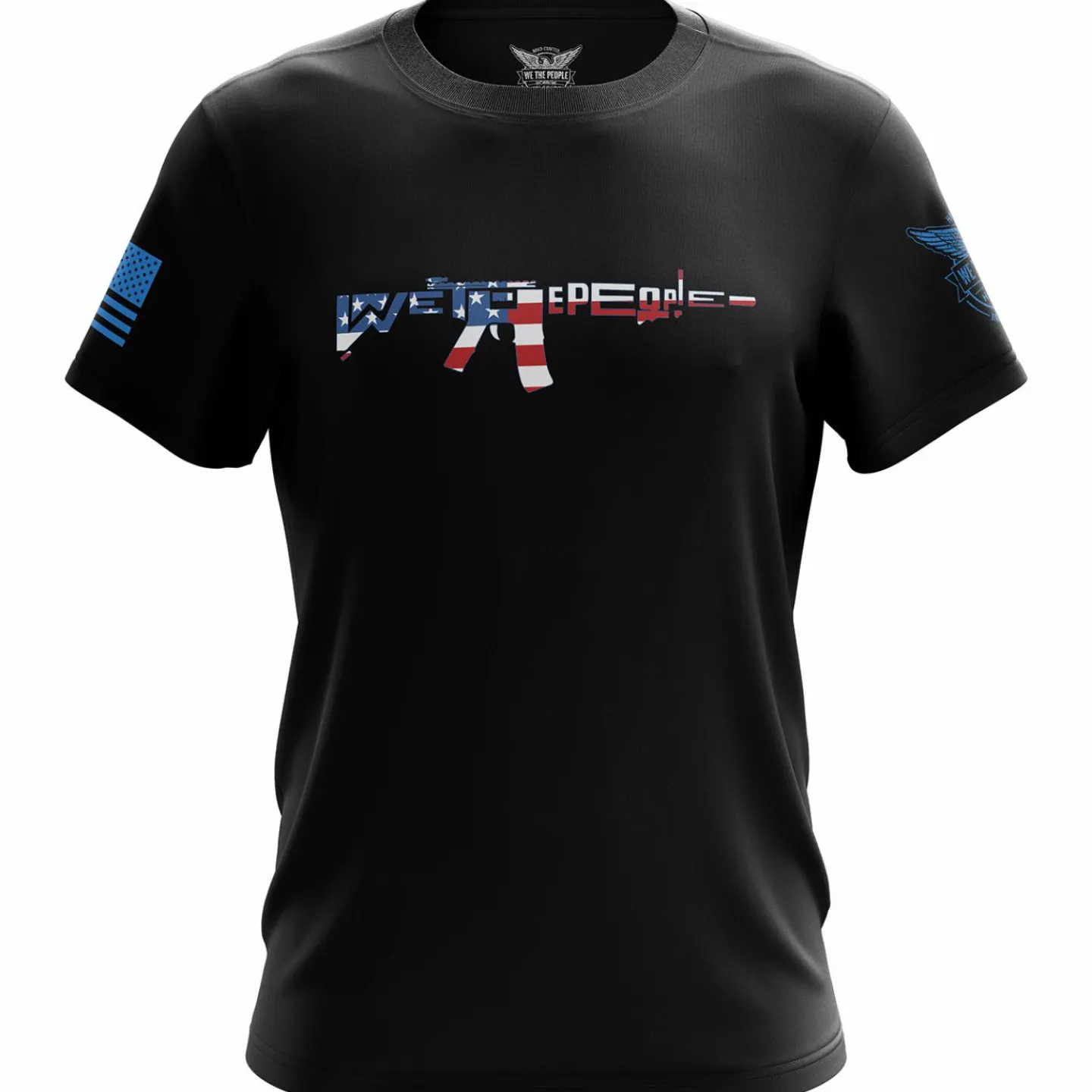 We The People Holsters We The People AR Flag Short Sleeve Shirt Black Hot