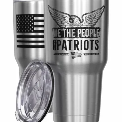 We The People Holsters We The People are Patriots + American Flag Stainless Steel Tumbler Discount