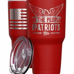 We The People Holsters We The People are Patriots + American Flag Stainless Steel Tumbler Discount