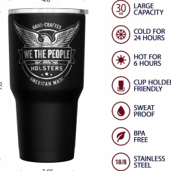 We The People Holsters Betsy Ross Flag Stainless Steel Tumbler