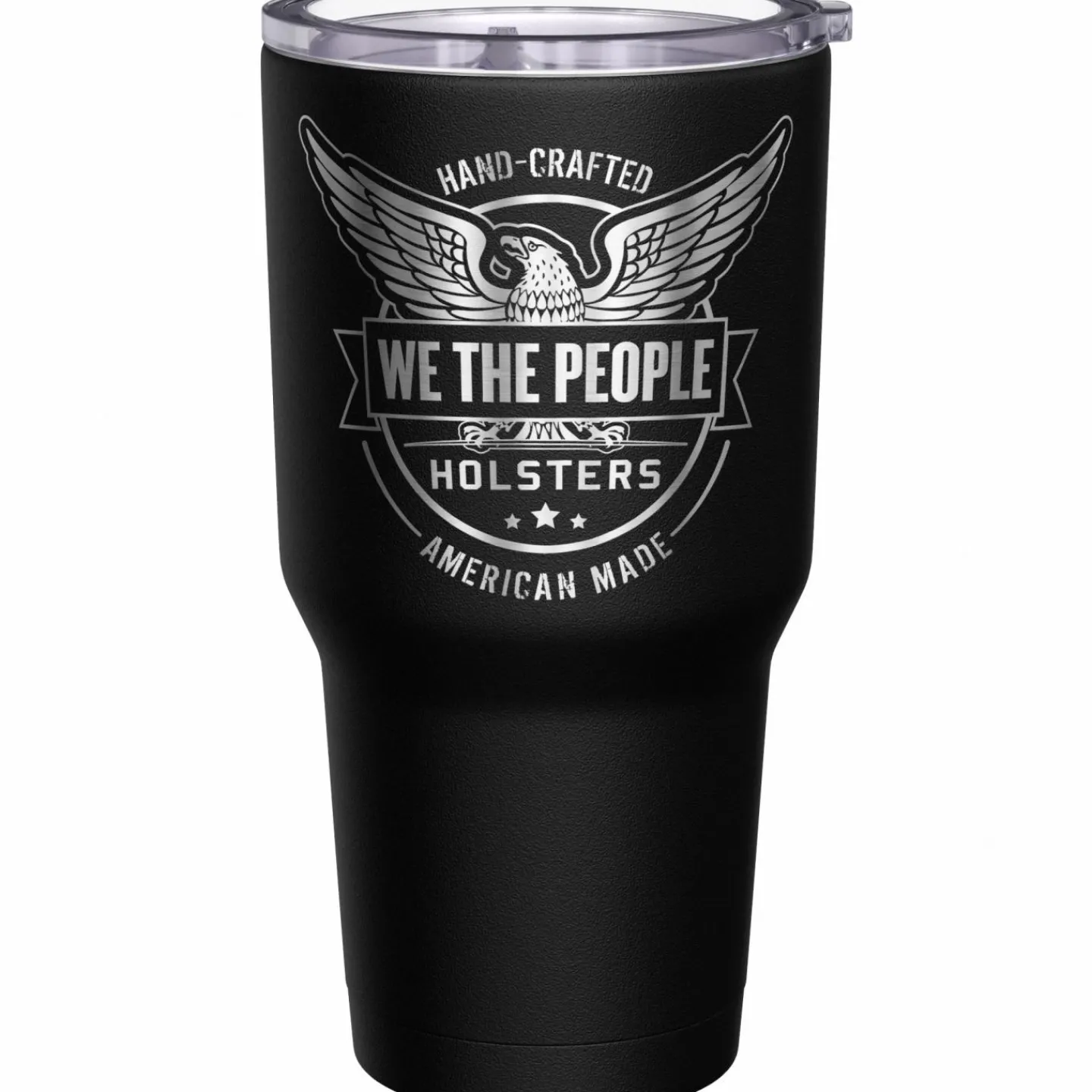 We The People Holsters Logo American Flag Stainless Steel Tumbler Hot