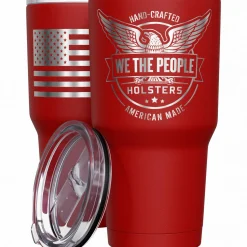 We The People Holsters Logo American Flag Stainless Steel Tumbler Hot