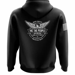 We The People Holsters Logo Zip Up Hoodie Black New