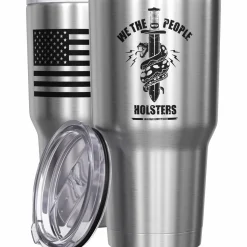 We The People Holsters We The People Snake Logo + American Flag Stainless Steel Tumbler New