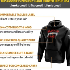 We The People Holsters What's Up, Shorty? Hoodie Black Sale