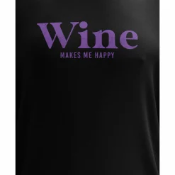 We The People Holsters Wine Makes Me Happy Long Sleeve Shirt Black Outlet