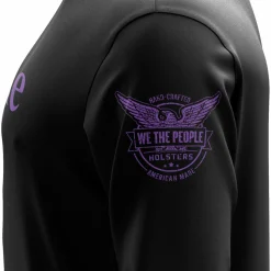 We The People Holsters Wine Makes Me Happy Long Sleeve Shirt Black Outlet